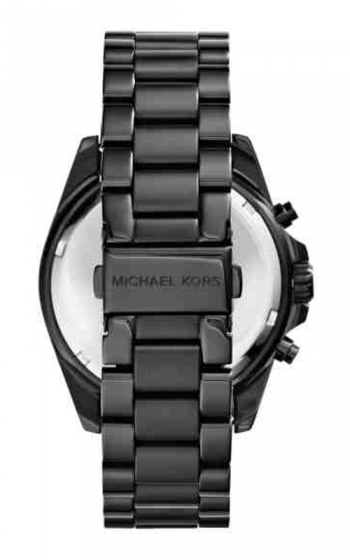 Michael Kors Bradshaw Black Dial Black Steel Strap Watch for Men - MK5550