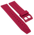 Tommy Hilfiger Denim Quartz Red Dial Red Rubber Strap Watch for Men - 1791323