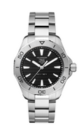 Tag Heuer Aquaracer Professional 200 Date Black Dial Silver Steel Strap Watch for Men - CBP1110.BA0627