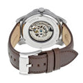 Fossil Grant Automatic Skeleton Black Dial Brown Leather Strap Watch for Men - ME3095