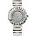 Swarovski Lovely Crystal Mother of Pearl Dial Silver Steel Strap Watch for Women - 1160307