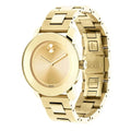 Movado Bold Yellow Gold Dial Yellow Gold Steel Strap Watch For Women - 3600085