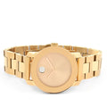 Movado Bold Rose Gold Dial Rose Gold Steel Strap Watch for Women - 3600086