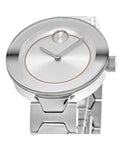 Movado Bold Silver Dial Silver Steel Strap Watch For Women - 3600381