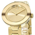 Movado Bold Gold Dial Gold Steel Strap Watch For Women - 3600382