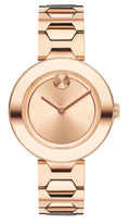 Movado Bold Rose Gold Dial Rose Gold Steel Strap Watch for Women - 3600342