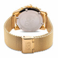 Movado Bold Diamonds Gold Dial Gold Mesh Bracelet Watch For Men - 3600460