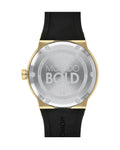 Movado Bold Black Dial Black Rubber Strap Watch for Men - 3600623