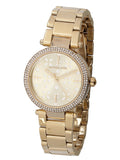 Michael Kors Parker Gold Dial Gold Steel Strap Watch for Women - MK6469