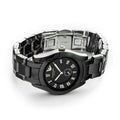 Emporio Armani Ceramica Quartz Black Dial Black Steel Strap Watch For Women - AR1402