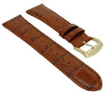 Citizen Eco-Drive Multi Function Day & Date Black Dial Brown Leather Strap Watch For Men - AO9003-08E