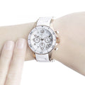 Marc Jacobs Rock White Dial White Stainless Steel Strap Watch for Women - MBM2546