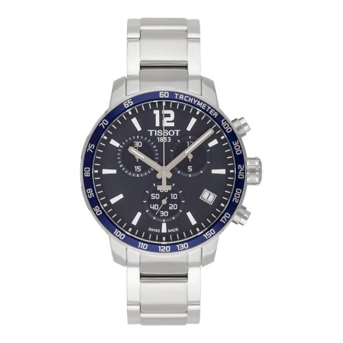 Tissot Quickster Chronograph Blue Dial Watch For Men - T095.417.11.047.00