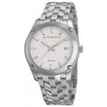 Burberry Heritage Check White Dial Silver Stainless Steel Strap Watch for Women - BU1853