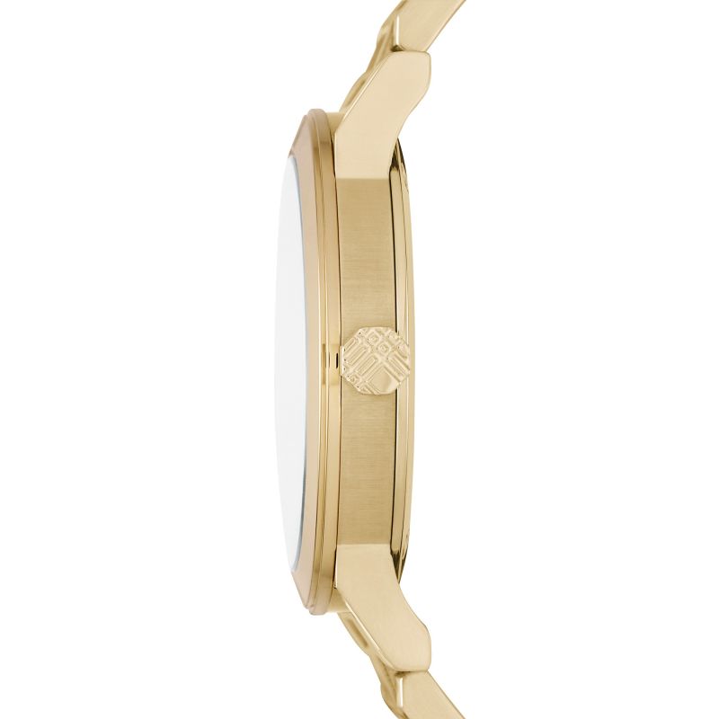 Burberry The City Gold Dial Gold Steel Strap Watch for Women - BU9033