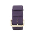 Marc Jacobs Champagne Dial Purple Leather Strap Watch for Women - MBM2044