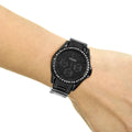 Fossil Riley Multifunction Black Dial Black Steel Strap Watch for Women - ES4519