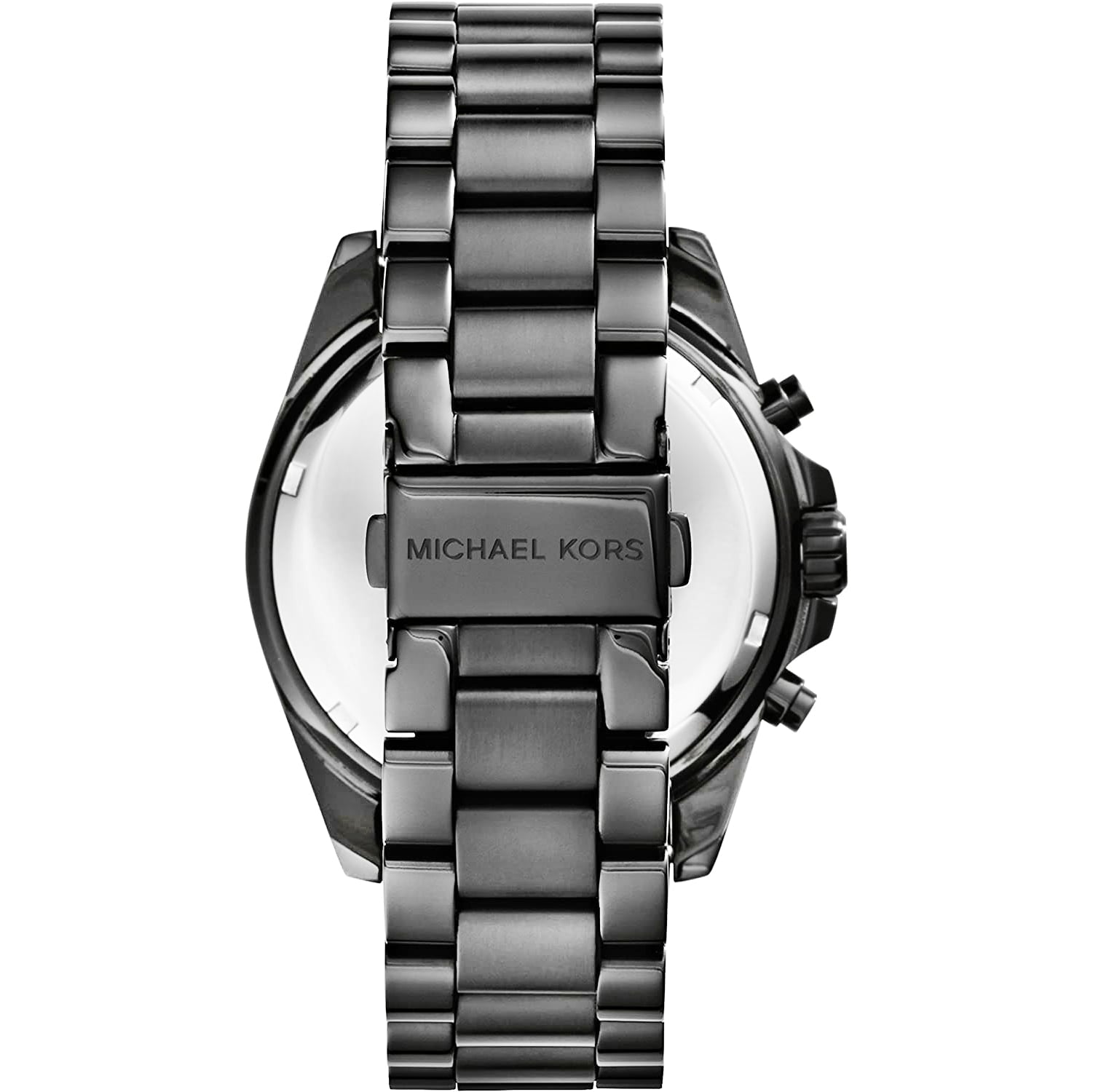 Michael Kors Bradshaw Black Dial Black Steel Strap Watch for Men - MK5550