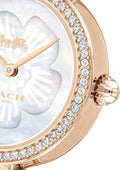 Coach Park Mother of Pearl Dial Rose Gold Mesh Bracelet Watch for Women - 14503511