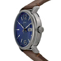 Marc Jacobs Marc Fergus Blue Dial Brown Leather Strap Watch for Men - MBM5078