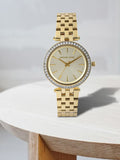 Michael Kors Darci Gold Dial Gold Steel Strap Watch for Women - MK3365