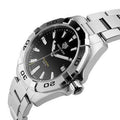 Tag Heuer Aquaracer Black Dial Silver Steel Strap Watch for Men - WBD1110.BA0928