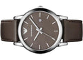 Emporio Armani Classic Quartz Brown Dial Brown Leather Strap Watch For Men - AR1729