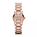 Burberry Heritage Rose Gold Dial Rose Gold Steel Strap Watch for Women - BU9215