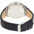 Tommy Hilfiger Damon Multifunction Black Dial Black Leather Strap Watch for Men - 1791417