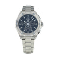 Tag Heuer Aquaracer Quartz Chronograph Black Dial Silver Steel Strap Watch for Men - CAY1110.BA0927