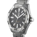 Tag Heuer Aquaracer Black Dial Silver Steel Strap Watch for Men - WBD1110.BA0928