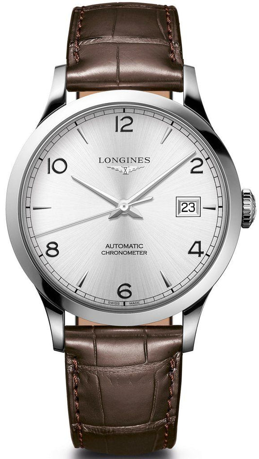 Longines Record Automatic Stainless Steel 40mm Watch for Men - L2.821.4.76.2