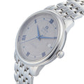 Omega De Ville Prestige Co-Axial Grey Dial Silver Steel Strap Watch for Men - 424.10.40.20.06.002