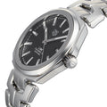 Tag Heuer Link Quartz Black Dial Silver Steel Strap Watch for Women - WBC2110.BA0603