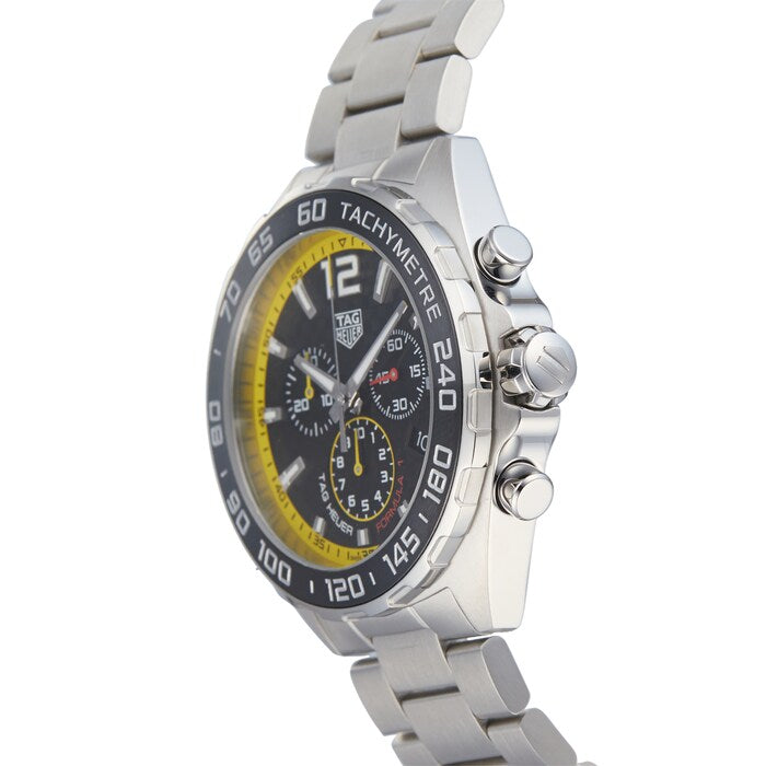 Tag Heuer Formula 1 Chronograph Black Dial Silver Steel Strap Watch for Men - CAZ101AC.BA0842