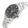 Tag Heuer Carrera Automatic Black Dial Silver Steel Strap Watch for Men - WAR211A.BA0782