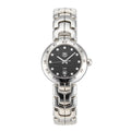 Tag Heuer Link Quartz Diamonds Black Dial Silver Steel Strap Watch for Women - WAT1410.BA0954