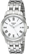 Tissot T Classic Dream White Dial Silver Steel Strap Watch for Men - T033.410.11.013.01