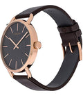 Calvin Klein Even Grey Dial Brown Leather Strap Watch for Women - K7B216G3