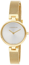 Calvin Klein Authentic White Dial Rose Gold Mesh Bracelet Watch for Women - K8G23526