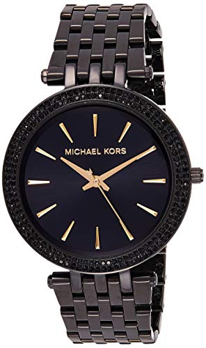 Michael Kors Darci Black Dial Black Steel Strap Watch for Women - MK3337