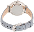 Fossil Jacqueline White Dial Light Blue Leather Strap Watch for Women - ES3821