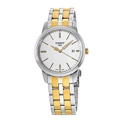 Tissot T Classic Dream White Dial Two Tone Steel Strap Watch for Men - T033.410.22.011.01