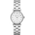 Marc Jacobs Marc Baker White Dial Silver Stainless Steel Strap Watch for Women - MBM3246