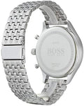 Hugo Boss Companion Chronograph Black Dial Silver Steel Strap Watch for Men - 1513652