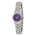 Marc Jacobs Amy Purple Dial Silver Stainless Steel Strap Watch for Women - MBM3228