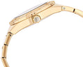 Guess Luna Diamonds White Dial Gold Steel Strap Watch for Women - W0729L2