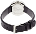 Calvin Klein Firm Black Dial Black Leather Strap Watch for Women - K3N231C1