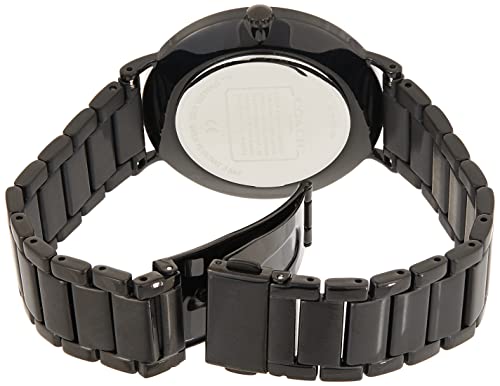 Coach Charles Black Dial Black Steel Strap Watch for Men - 14602431