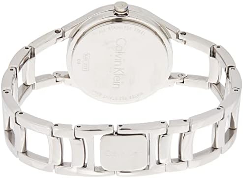 Calvin Klein Class White Dial Silver Steel Strap Watch for Women - K6R23126